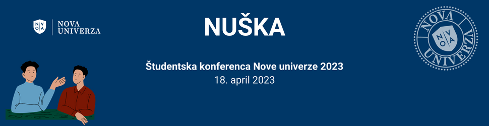 [NUŠKA] Študentska konferenca Nove univerze 2023 - slika novice