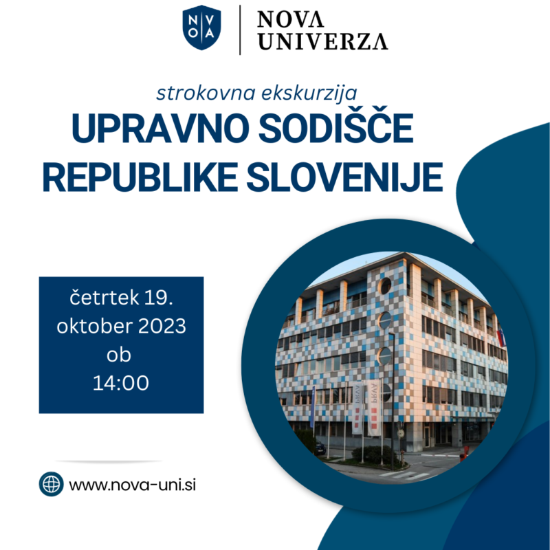 [KARIERA] Strokovna ekskurzija na Upravno sodišče RS, 19. 10. 2023 ...