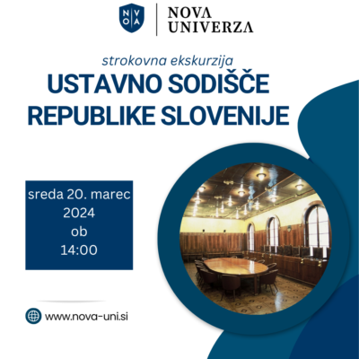 [STROKOVNA EKSKURZIJA] Ustavno sodišče Republike Slovenije