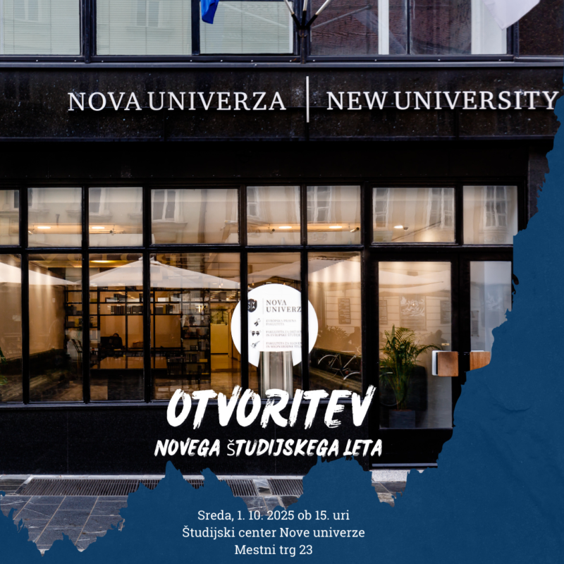 [VABILO] Otvoritev novega študijskega leta 2025/2026