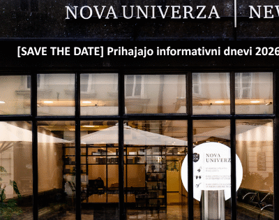 [INFORMATIVNI DNEVI] za podiplomske študijske programe – 13. in 14. 5. 2026