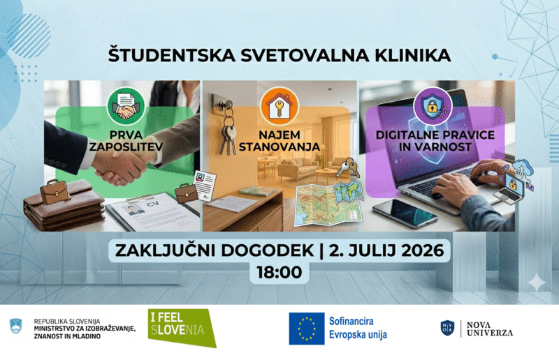 [PUŠ]: Študentska svetovalna klinika: pravo in digitalne rešitve za skupnost